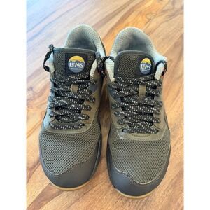 LEMS Men's Athletic Sneakers in Olive Green